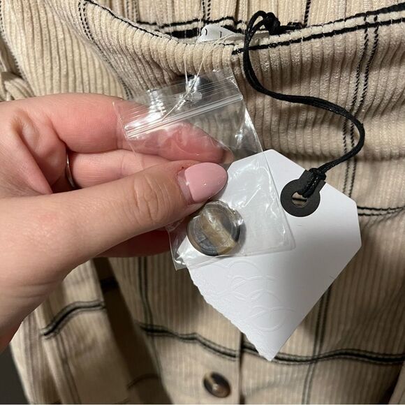 Potters Pot Corduroy Button Front Skirt Large - Picture 7 of 10